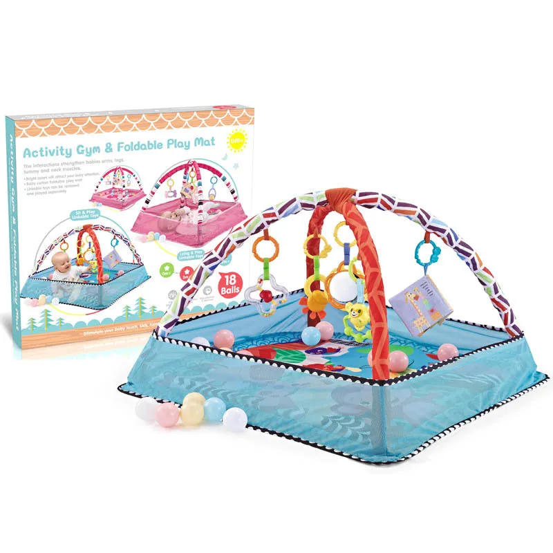 0-3 6 Months Baby Multi-Functional Fence Gymnastic Rack Baby Crawling Game Blanket