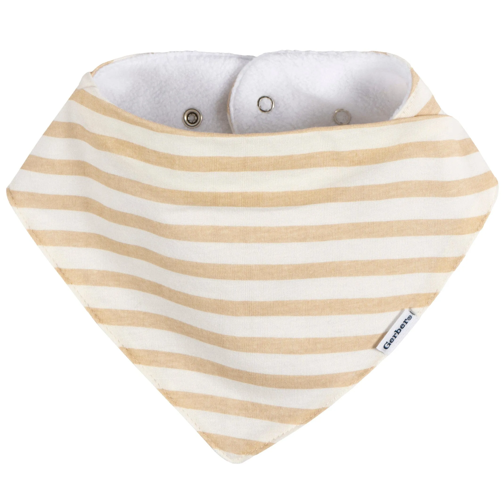 10-Pack Baby Neutral Stars & Moons Jersey Bandana Bibs