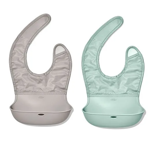 2-Piece Roll-Up Bib Set <p>See All Colors</p>