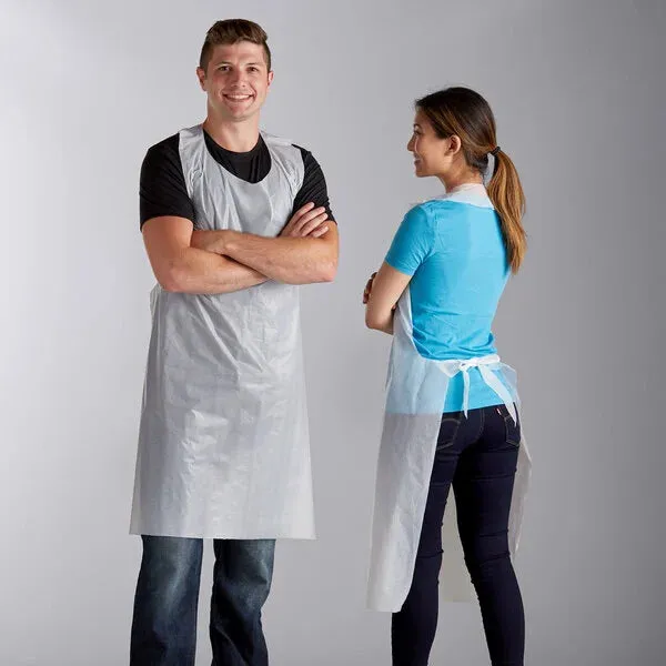 2MIL Polyethylene Aprons - Embossed (500 Count)