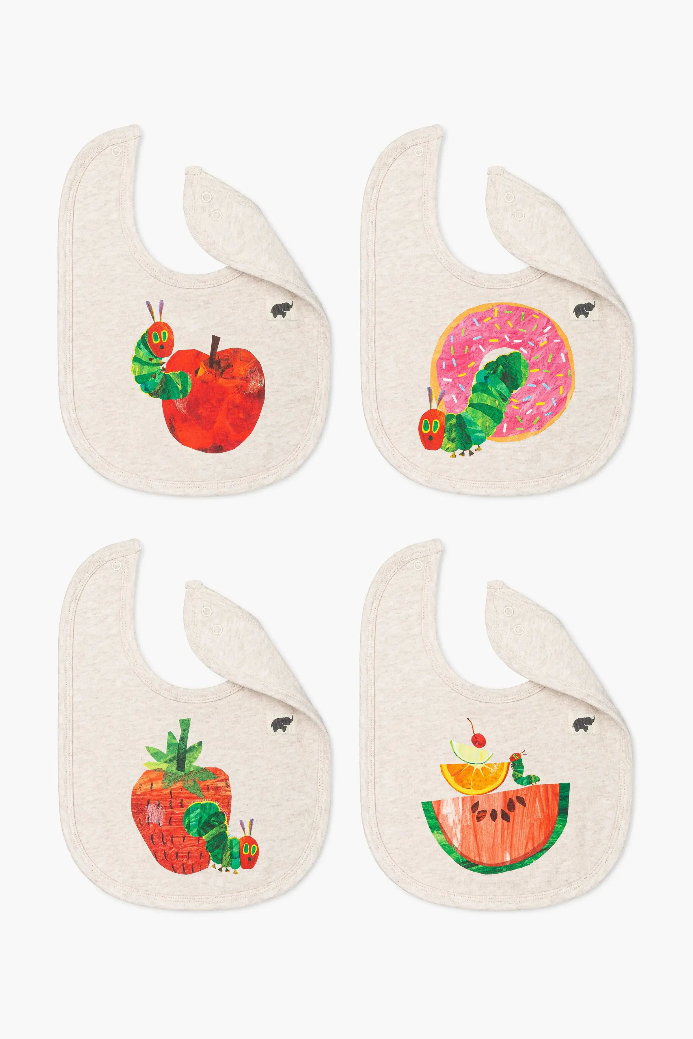 4-Pack Classic Bibs_The Very Hungry Caterpillar