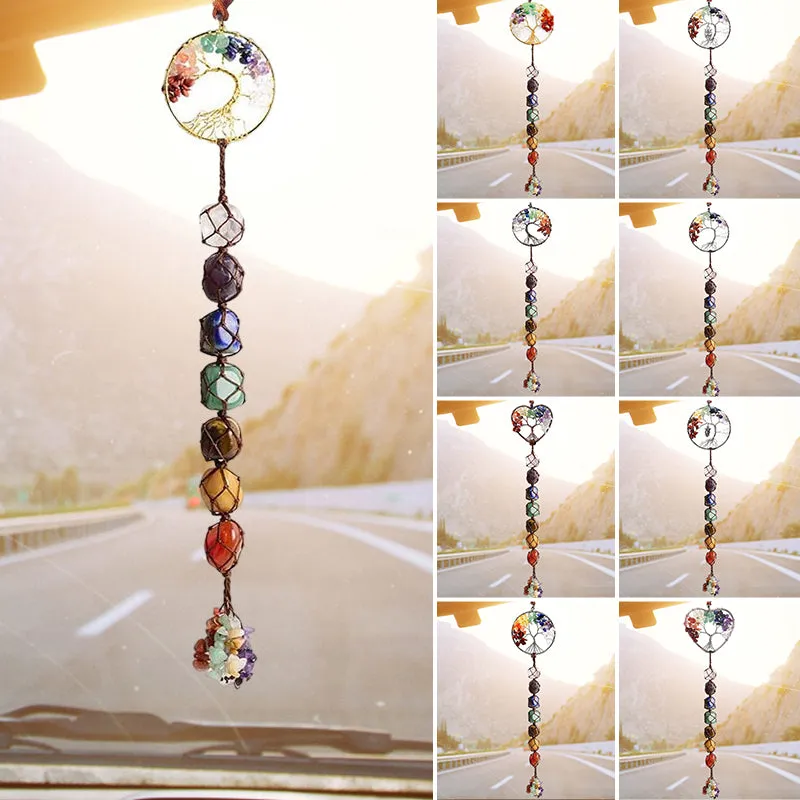 7 Chakra Stone Healing Crystal Tree of Life Decoration