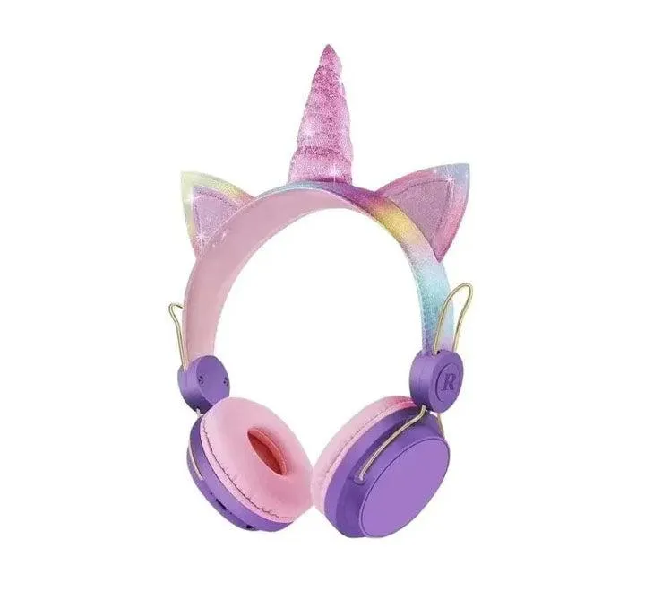 7 Color Unicorn Simple Cat Ear Headset