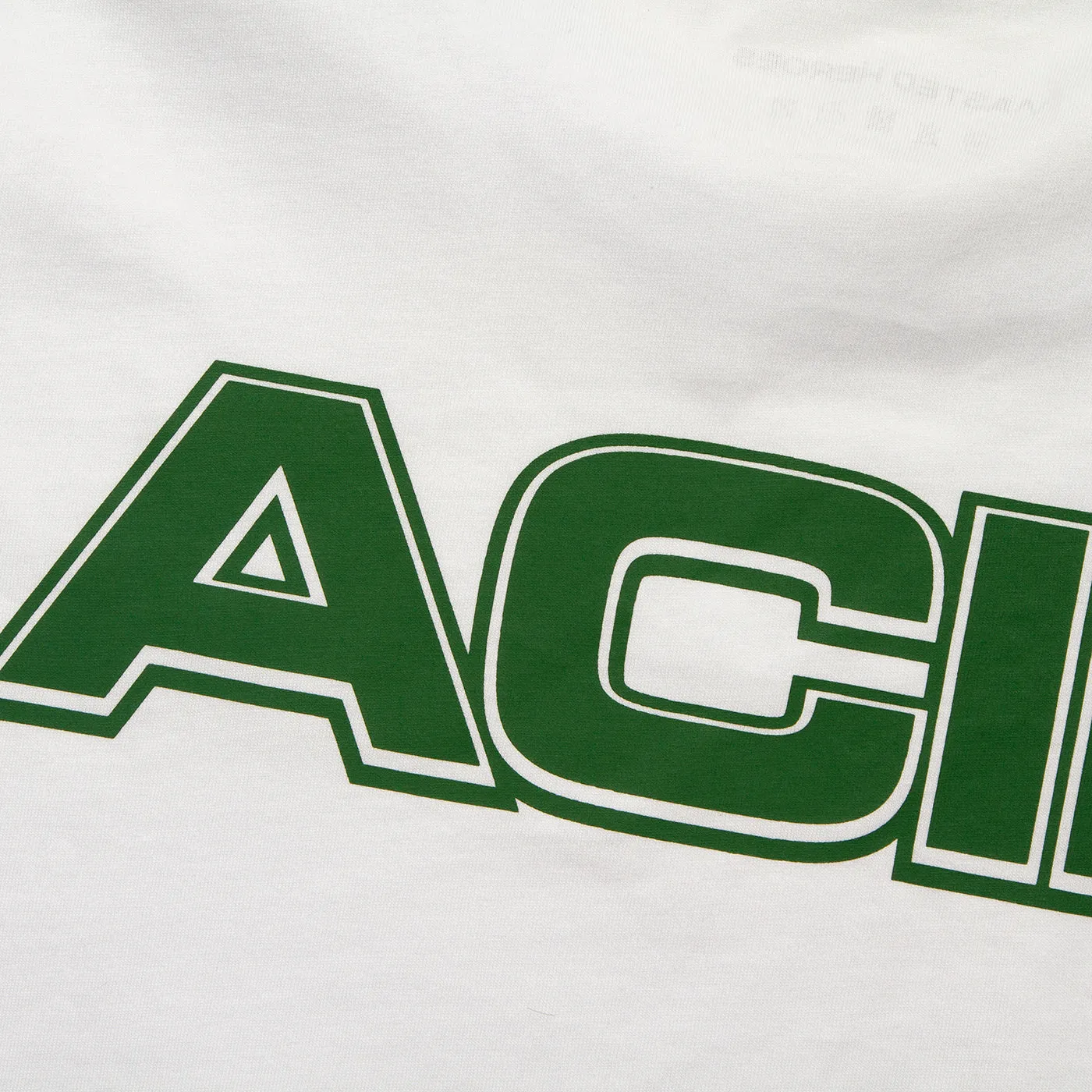 Acid Moto Front Print - Tshirt - White