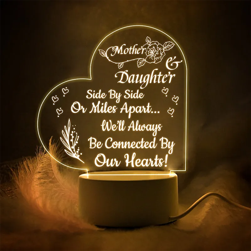 Acrylic Engraved Night Light - Best Mother’s Day Gifts