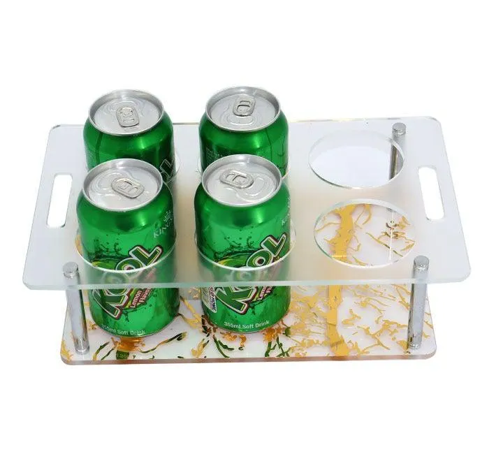 Acrylic Multi-Functional Bottle Holder Rectangular