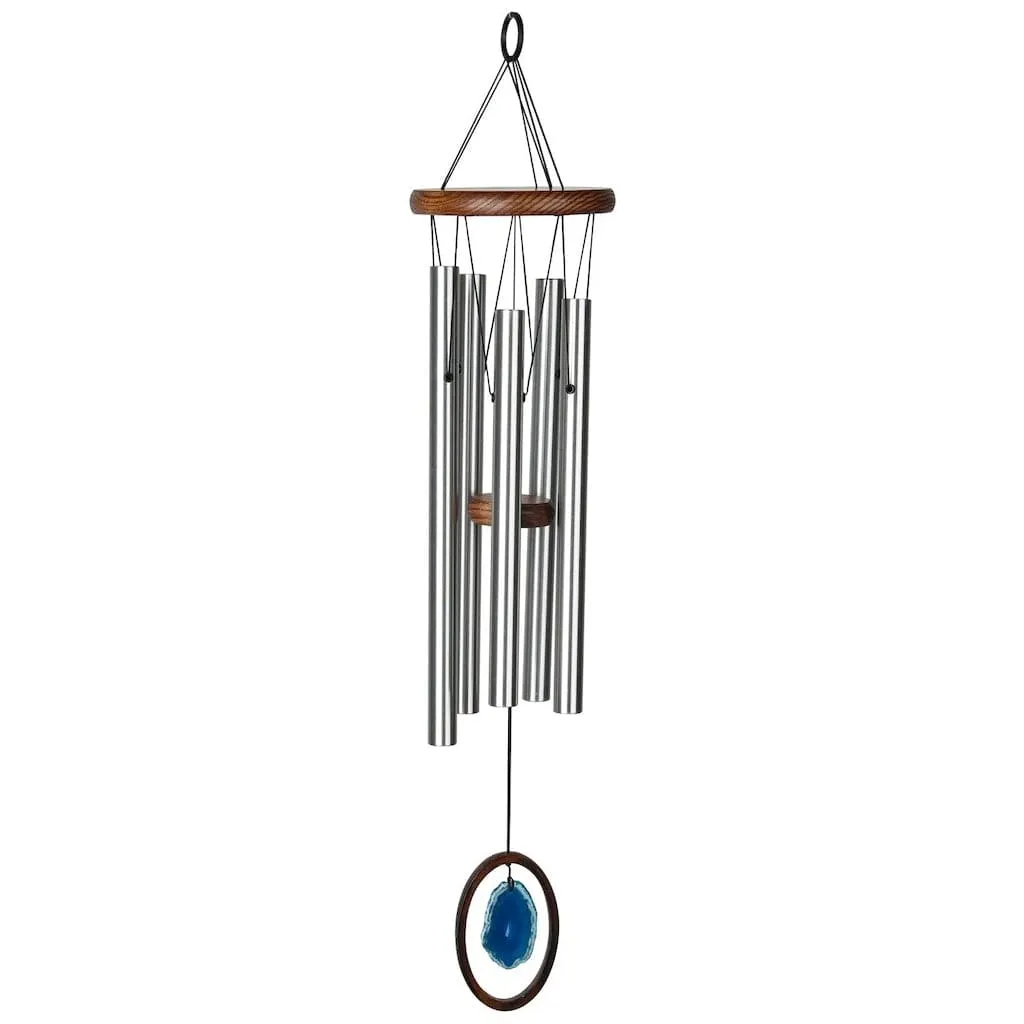 Agate Large Blue Wind Chime by Woodstock Chimes