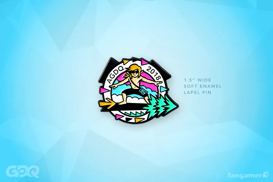 AGDQ 2018 Limited Edition Pin - Stasis Rider