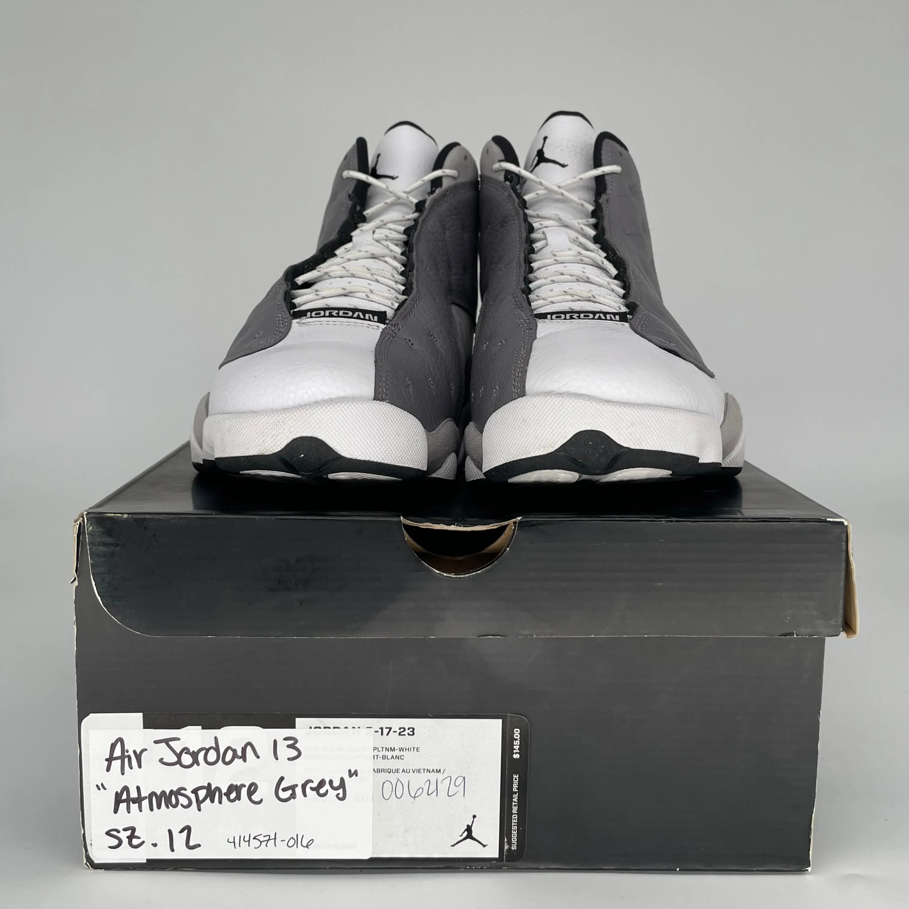 AIR JORDAN 13 ATMOSPHERE GREY SIZE 12 414571-016