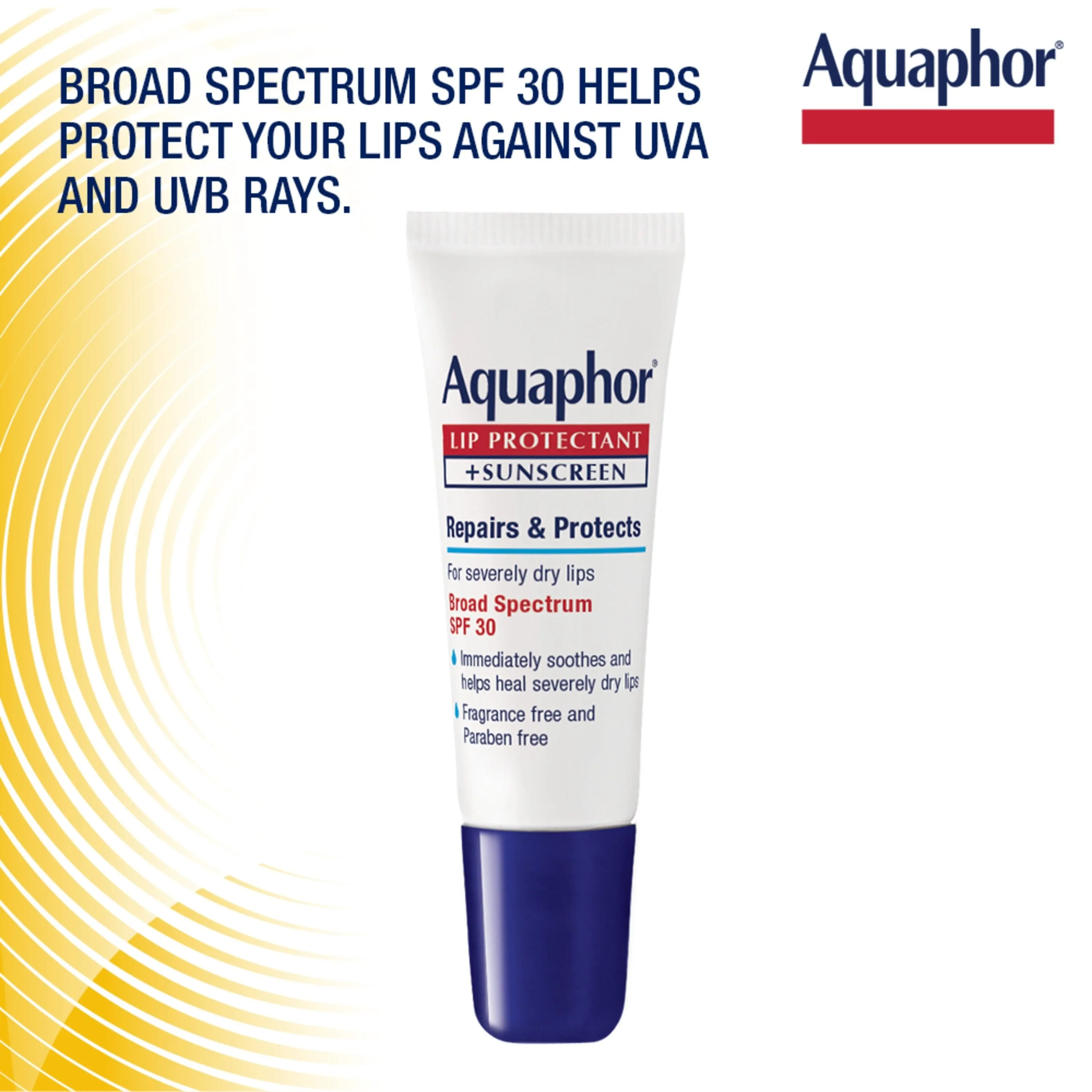 Aquaphor  Lip Repair   Protect Broad Spectrum SPF 30 - 2 X 10ml