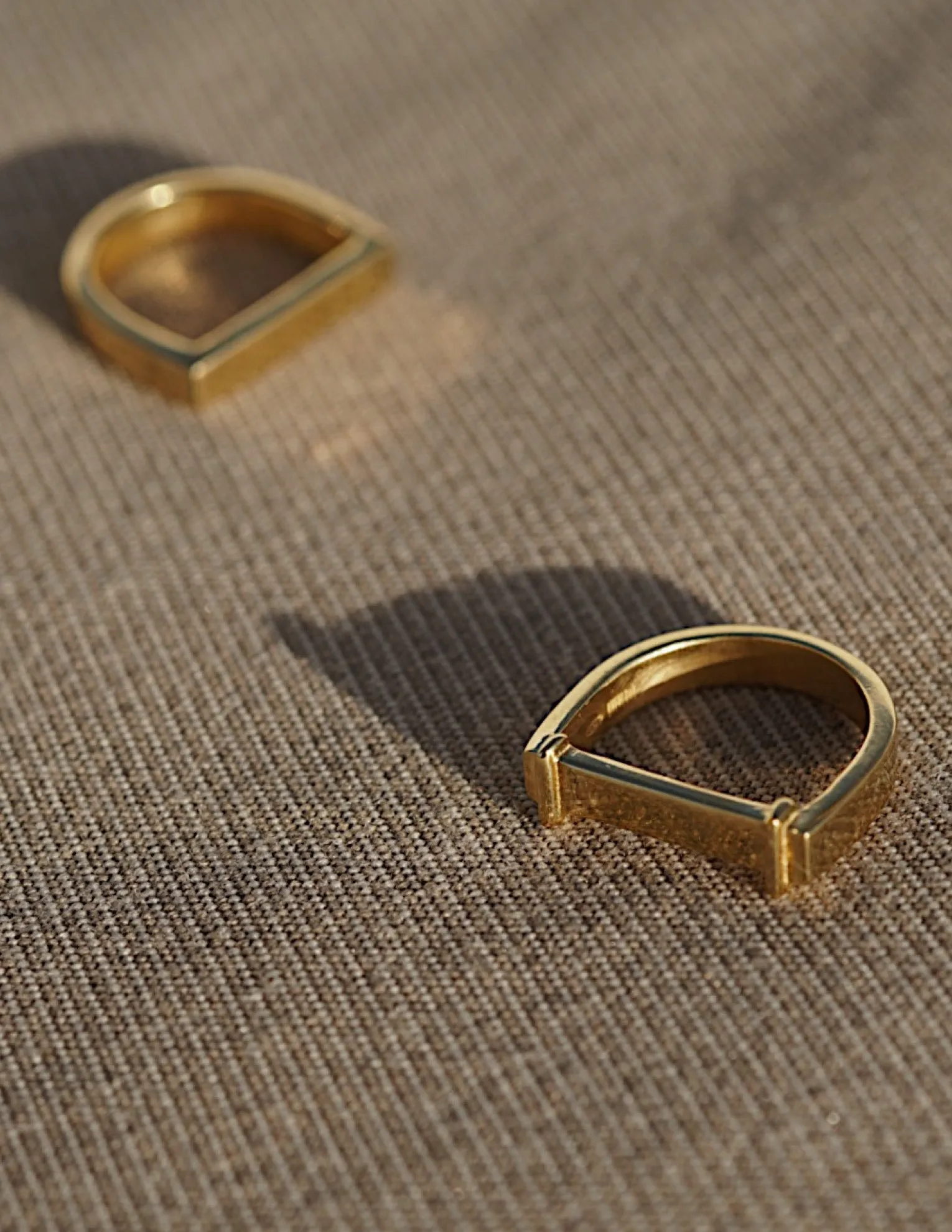 Atmosphere ring <br>Gold Vermeil