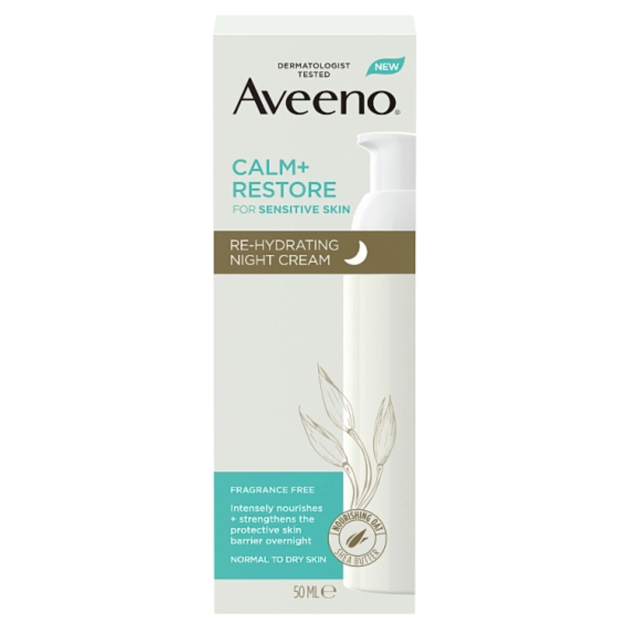 Aveeno Calm  Restore Re-Hydrating Night Cream 50ml