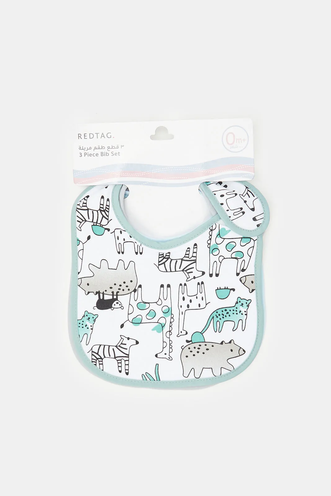 Babies Assorted Printed Bib Set (3 Piece)