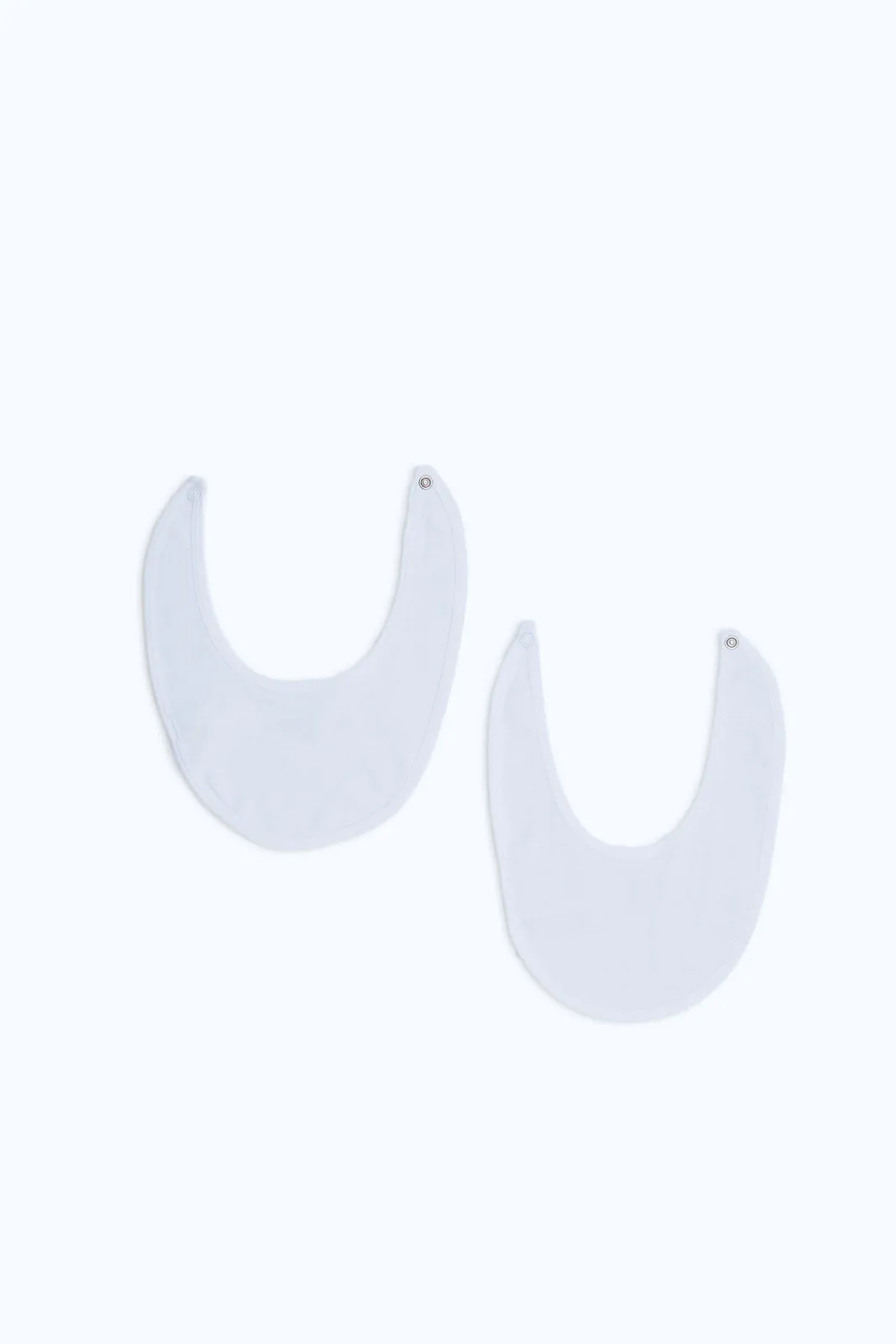 Babies White Bib Set (Pack Of 2)