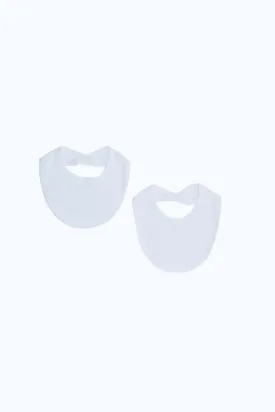 Babies White Bib Set (Pack Of 2)