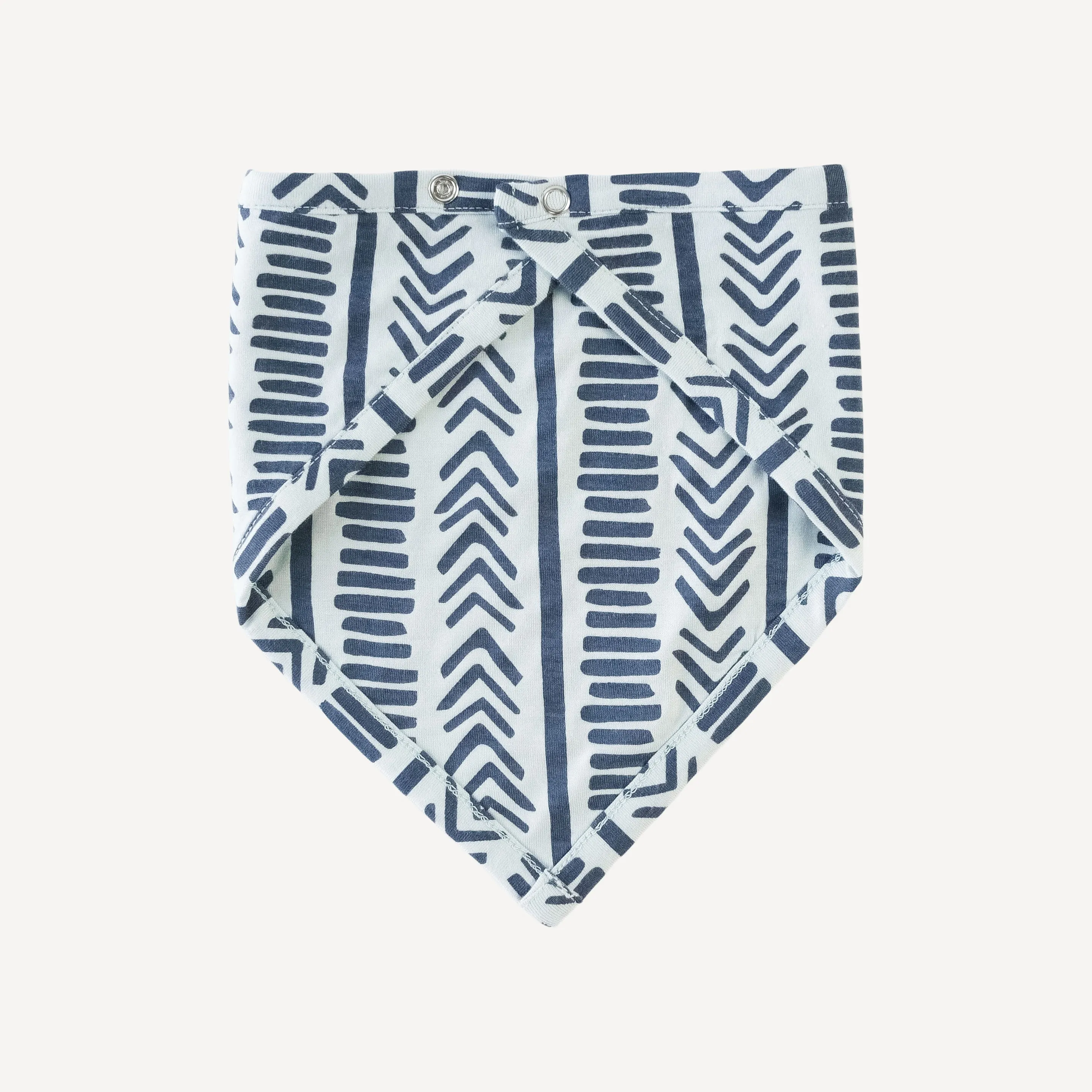 bandana bib | blue mosaic stripe | lenzing modal