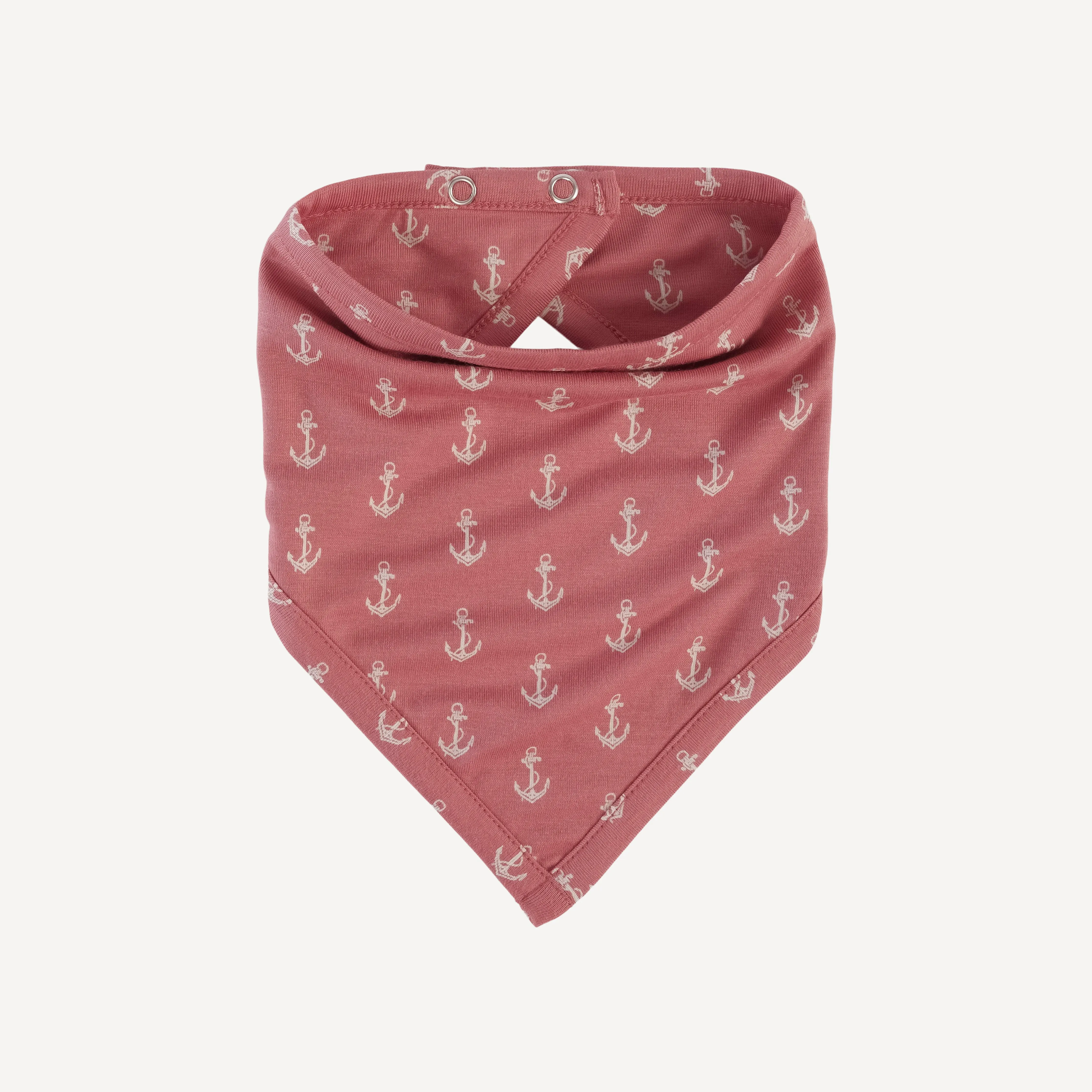 bandana bib | nautical red anchor | lenzing modal