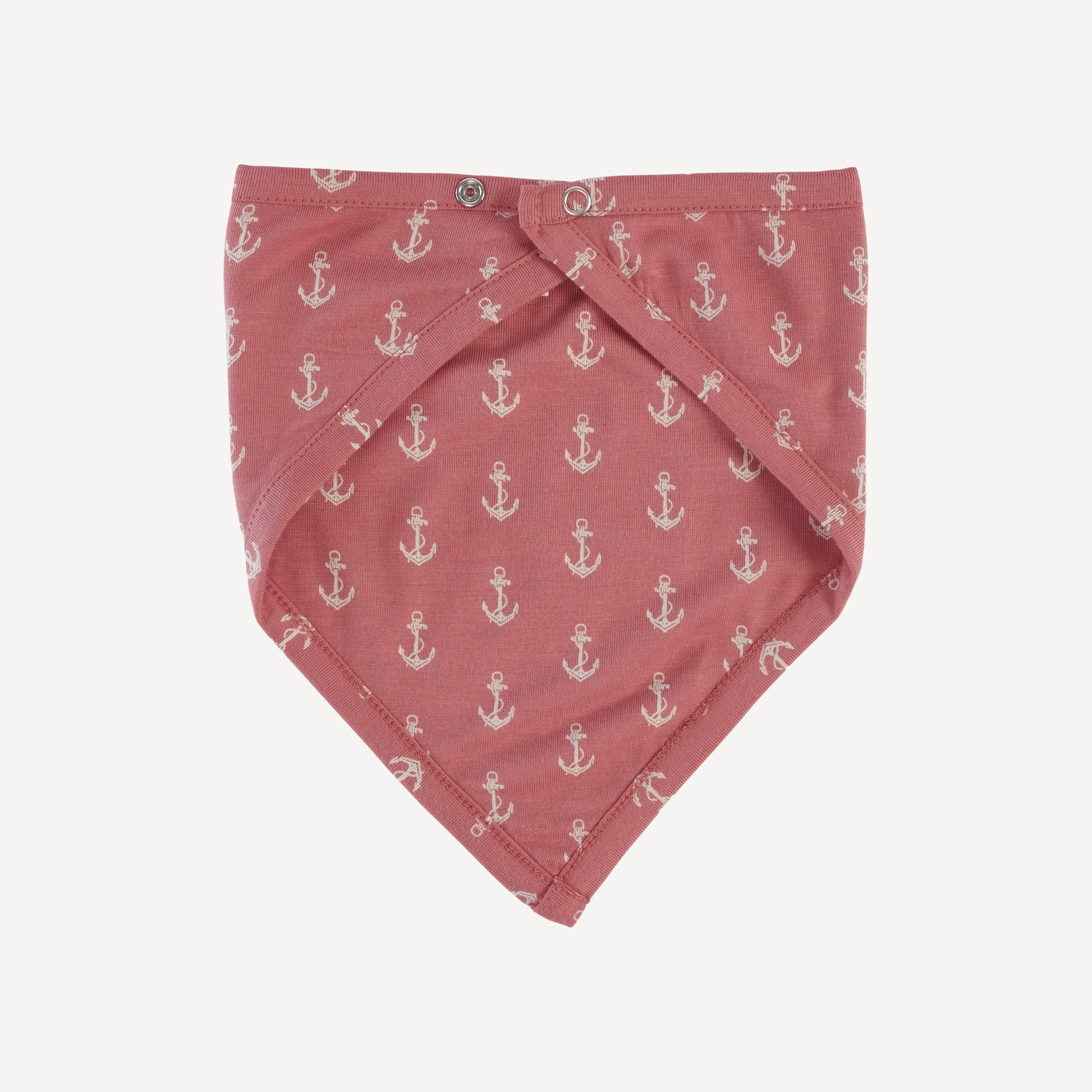 bandana bib | nautical red anchor | lenzing modal