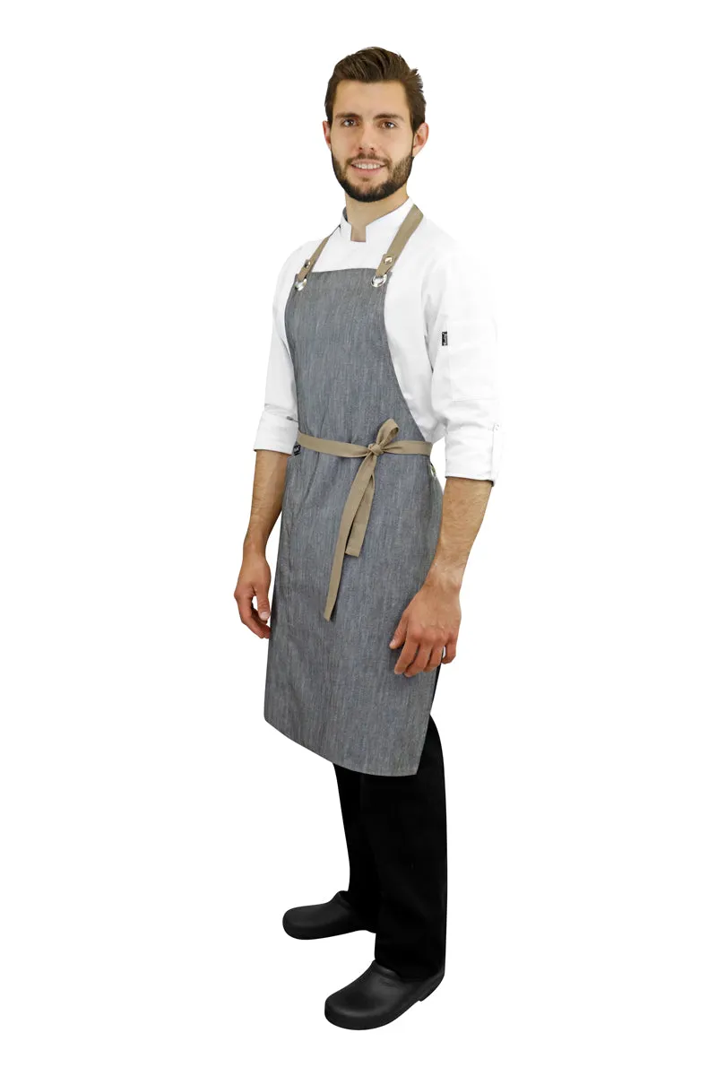 Bib Apron With Interchangeable Straps