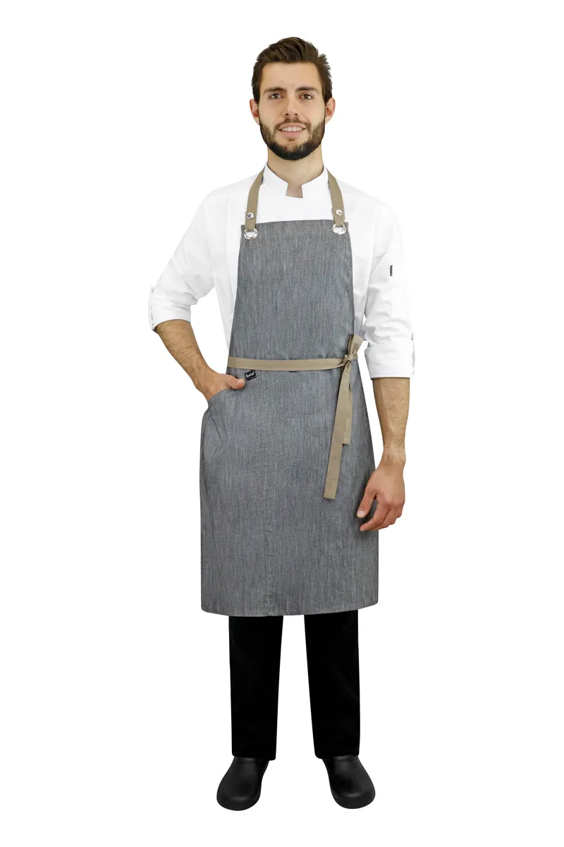 Bib Apron With Interchangeable Straps