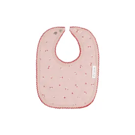 bib velour cluster wrap - pink