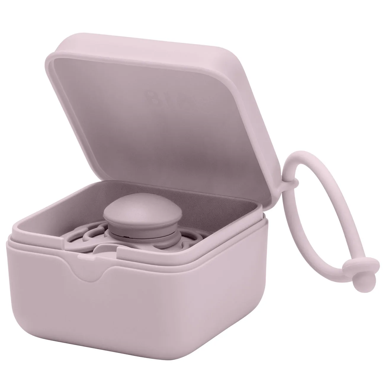 Bibs Pacifier Box Dusky Lilac