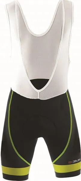 Biemme Moody 14 Bib Shorts - Black- Yellow