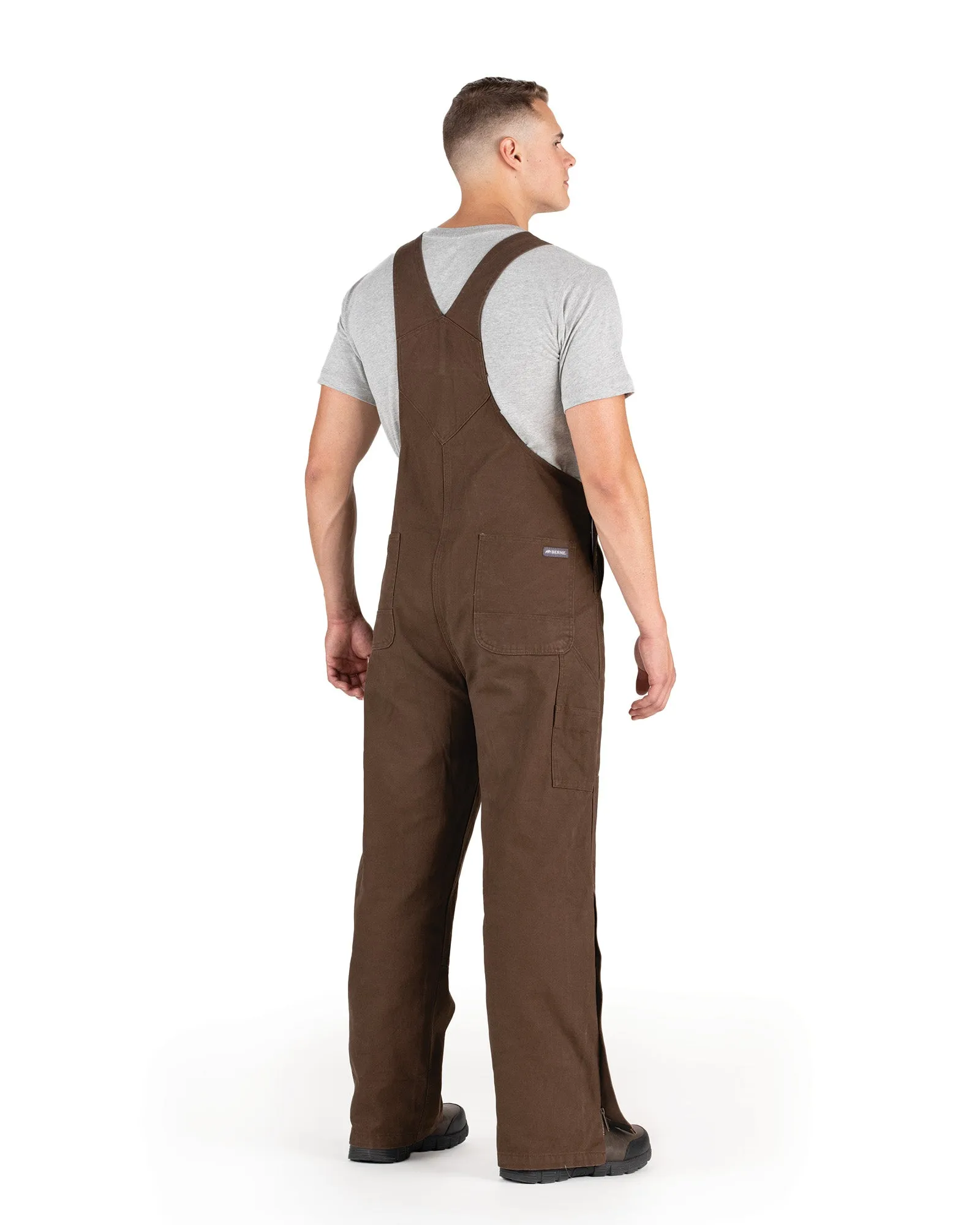 Big & Tall Men's Berne Unlined Washed Duck Bib Overall