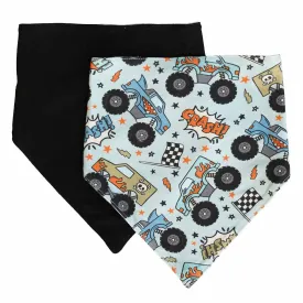 Big Wheelin' 2pc Bandana Bibs