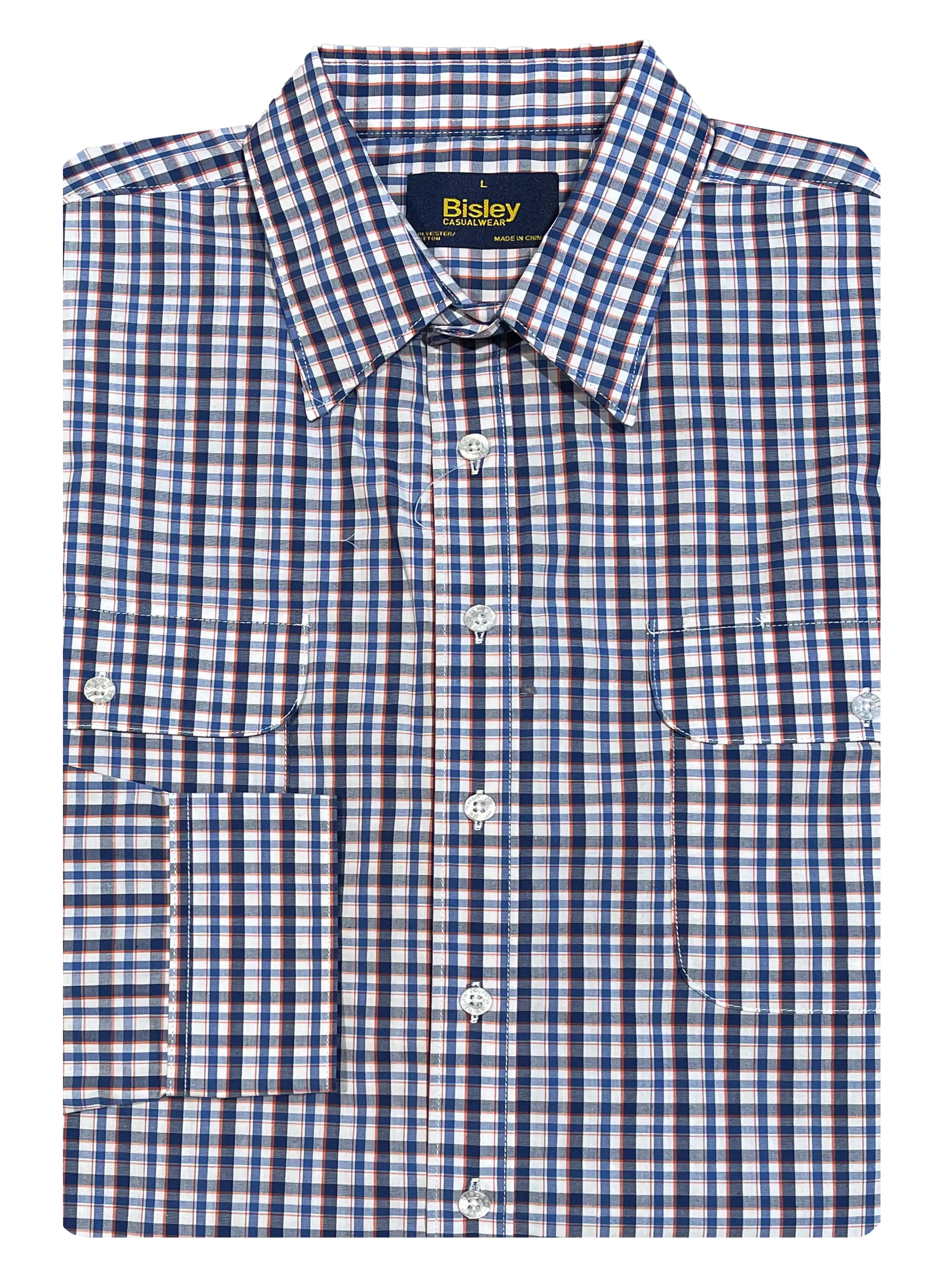 Bisley Long Sleeve Small Check Shirt