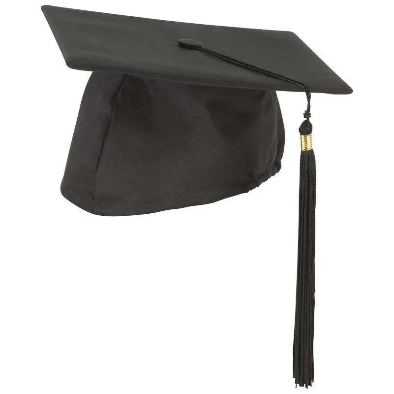 Black Cap And Tassel Matte Finish