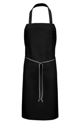 Black Standard Bib Apron (Pencil Pocket)