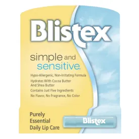 Blistex Simple And Sensitive Lip Care