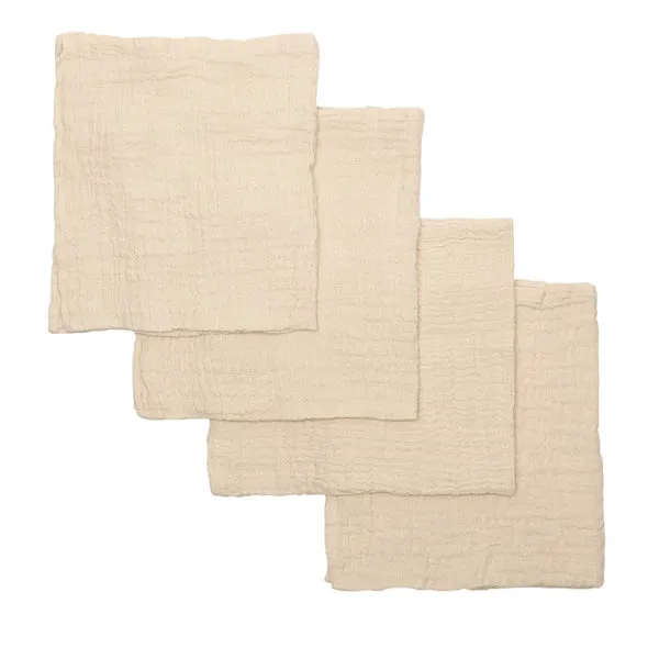 Bonét et Bonét Muslin Cloth 4-Pack - Raw