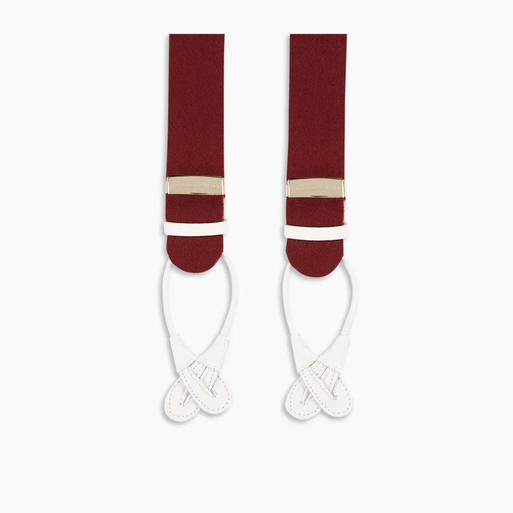 Bordeaux Adjustable Felt Braces