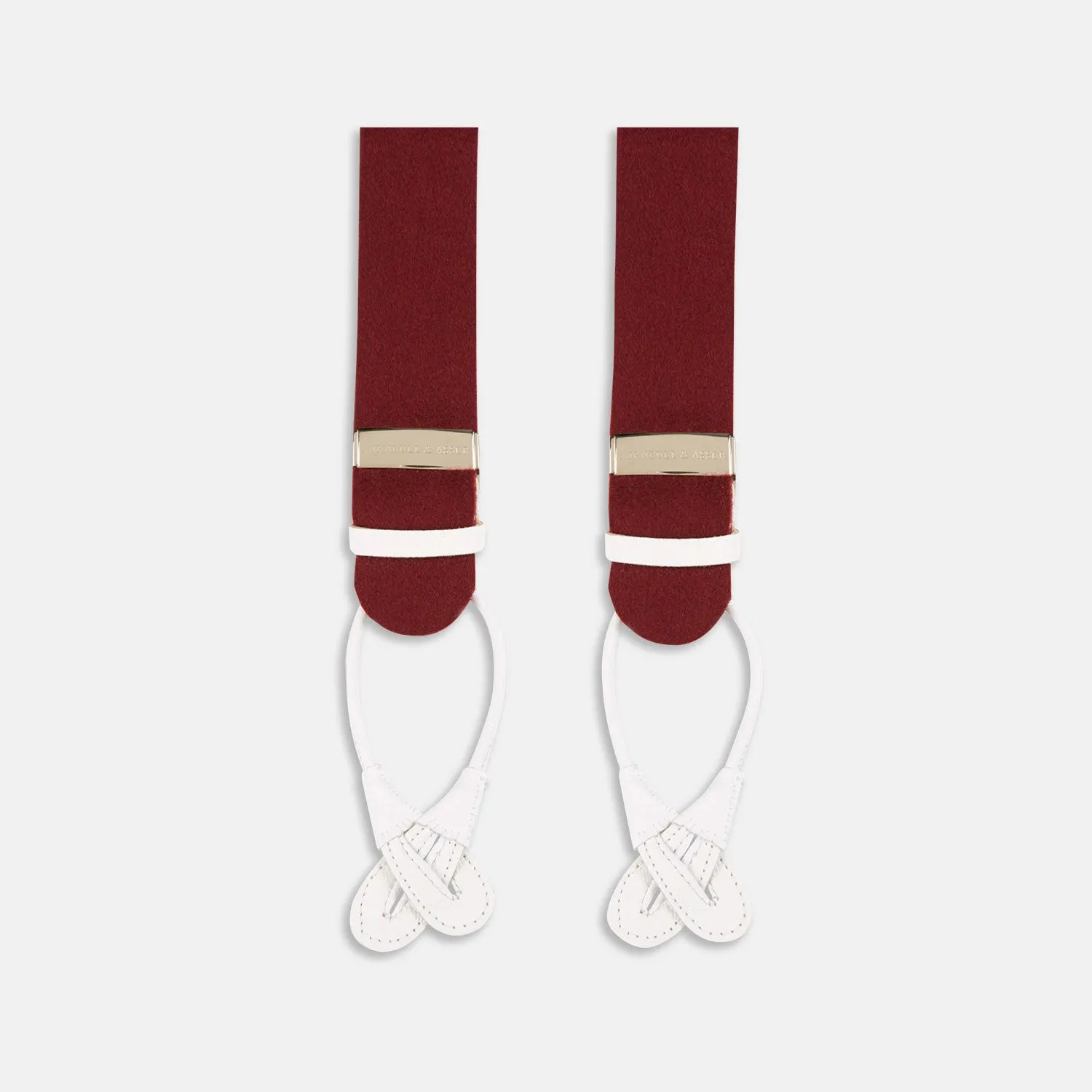 Bordeaux Adjustable Felt Braces