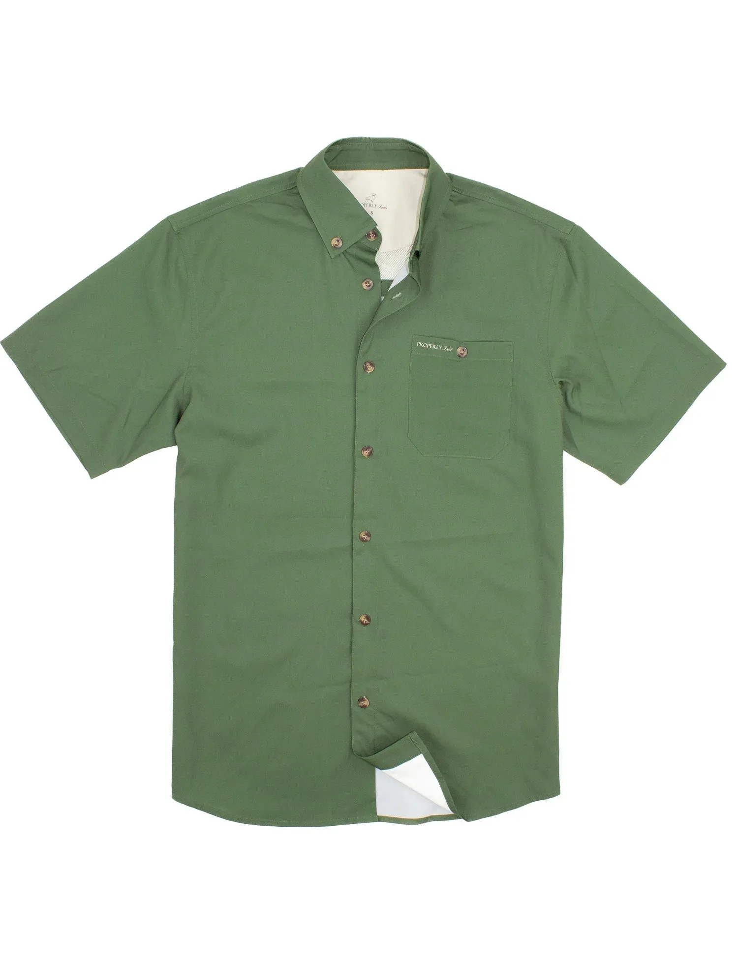 Boys Sportsman Field Shirt Olive