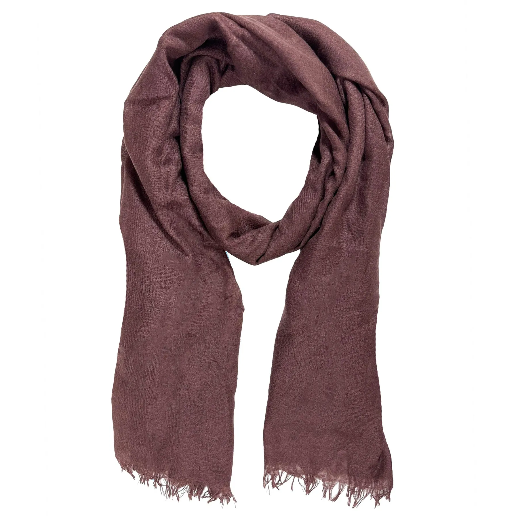 Brunello Cucinelli Cashmere Scarf Plum - Large Women Shawl