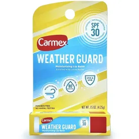 Carmex Weather Guard Moisturizing Lip Balm Stick SPF 30