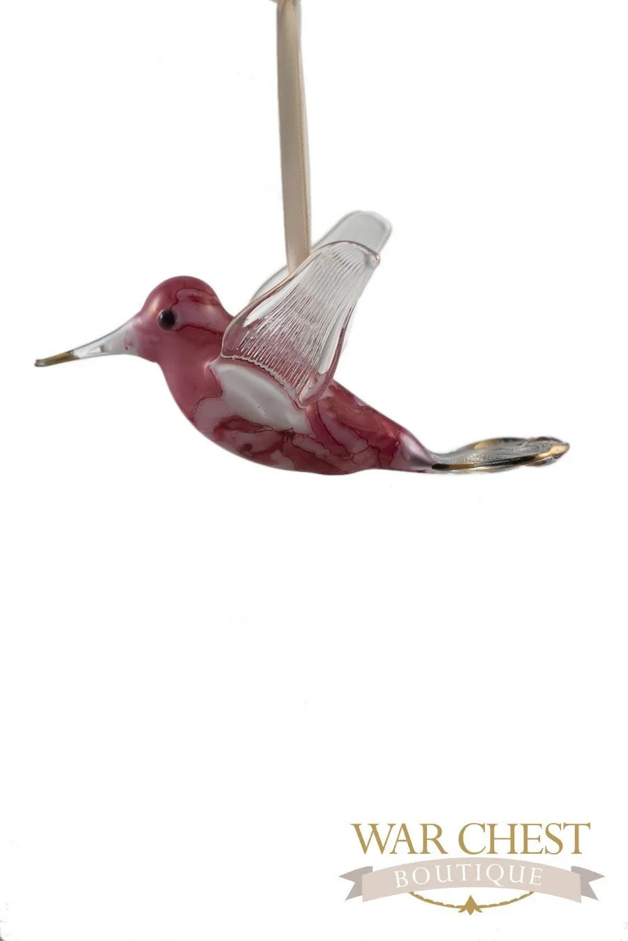 Ceramic Hummingbird Red