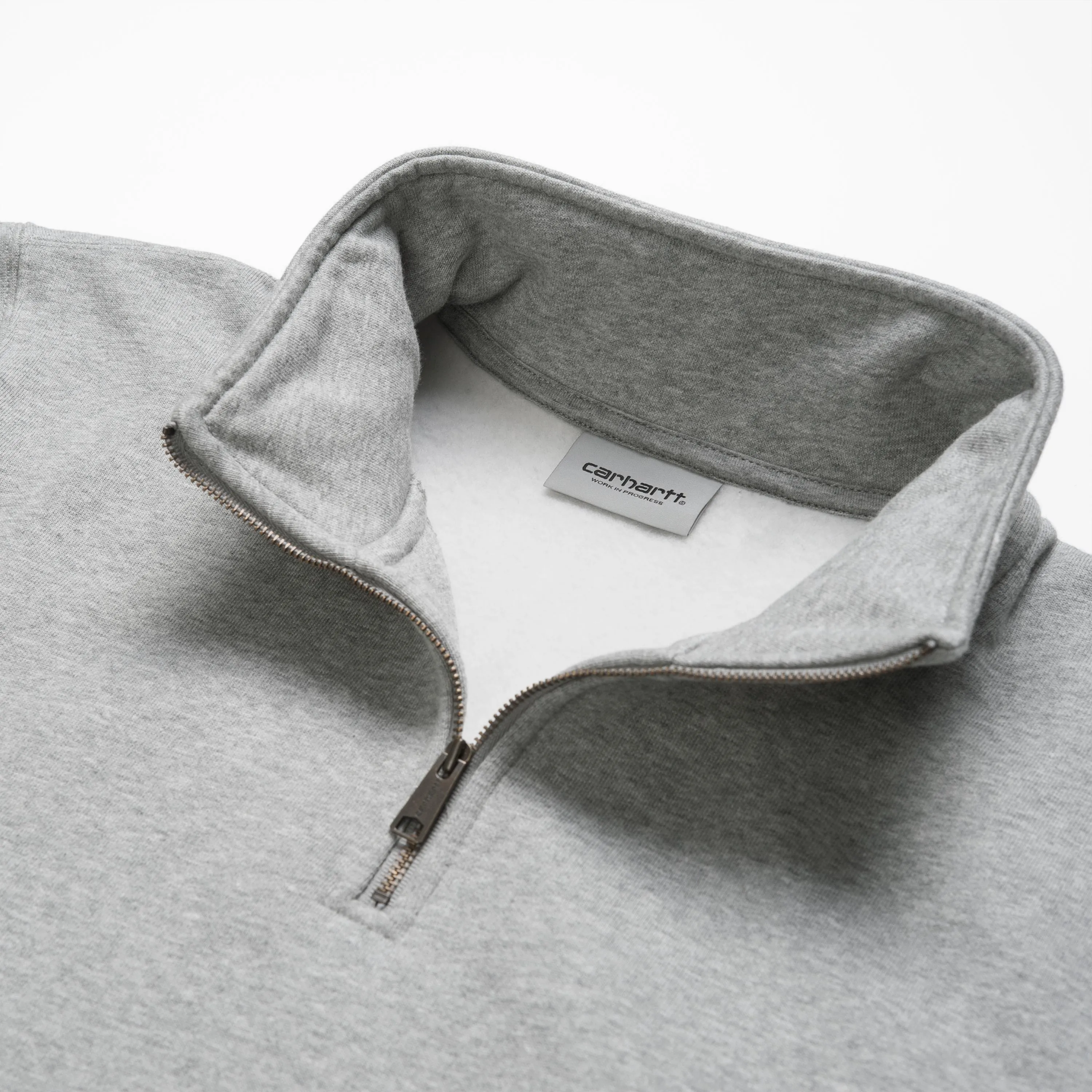 Chase Neck Zip Sweatshirt | Grey Heather