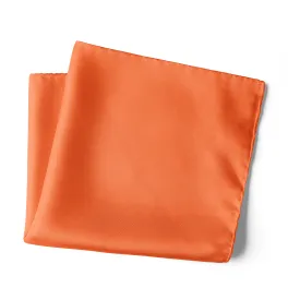 Chokore Apricot Colour Pure Silk Pocket Square, from the Solids Line