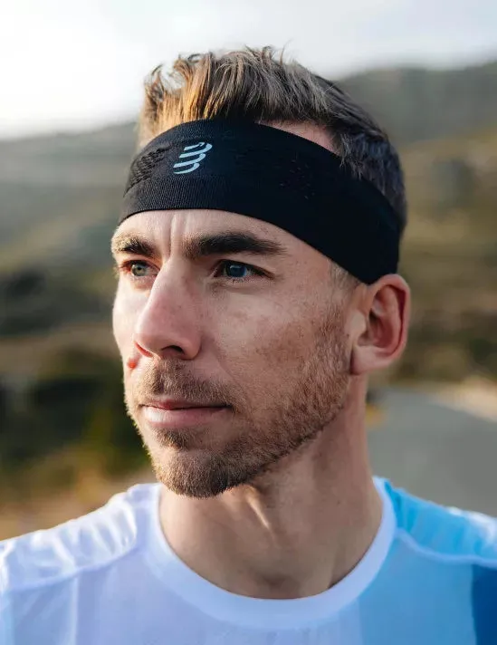 Compressport | Thin Headband On/Off  | Black / White