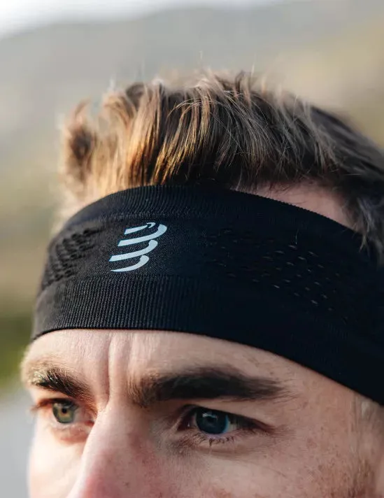 Compressport | Thin Headband On/Off  | Black / White