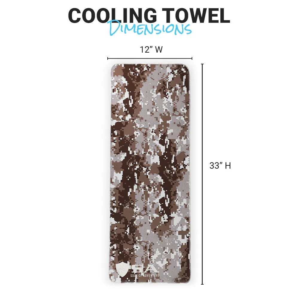 Cooling Towel | Desert Digi Camo.