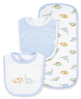 Dinomite Bib & Burp Set