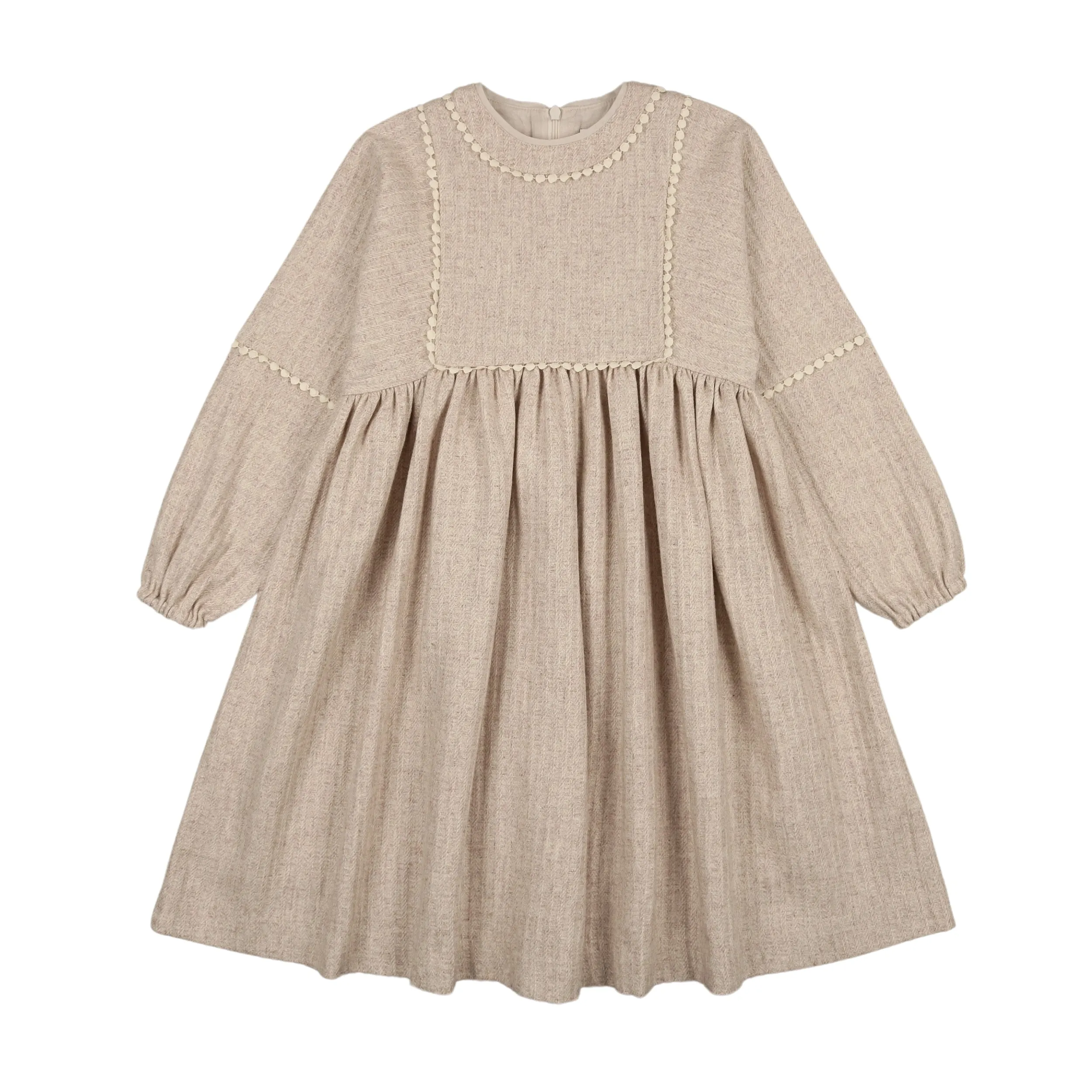 dress thin wool - oat