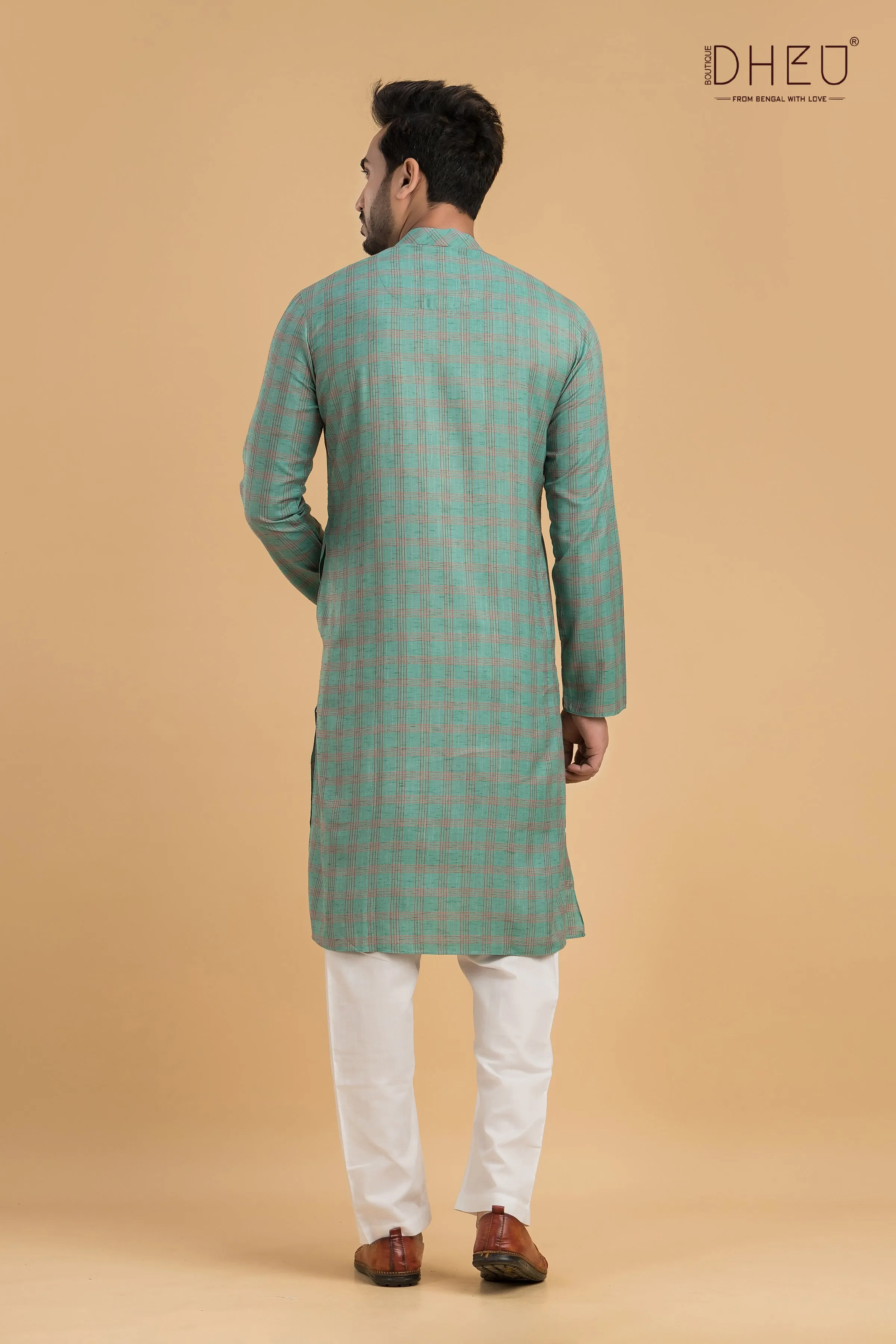 Exclusive Checks Cotton Kurta