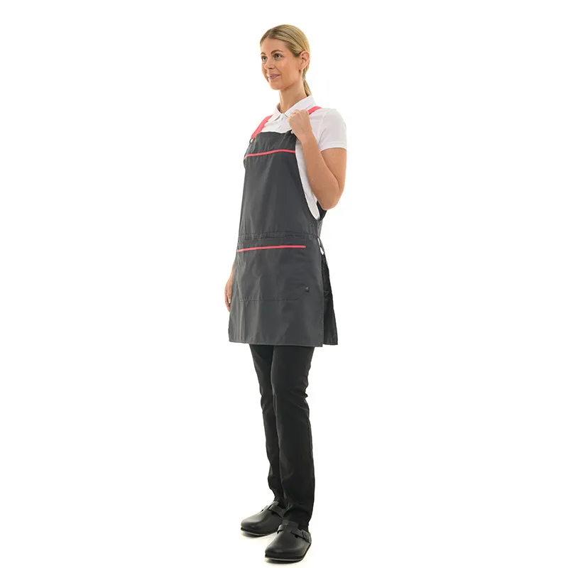 EZAC Anthracite Raspberry Kitchen Chasuble - ROBUR