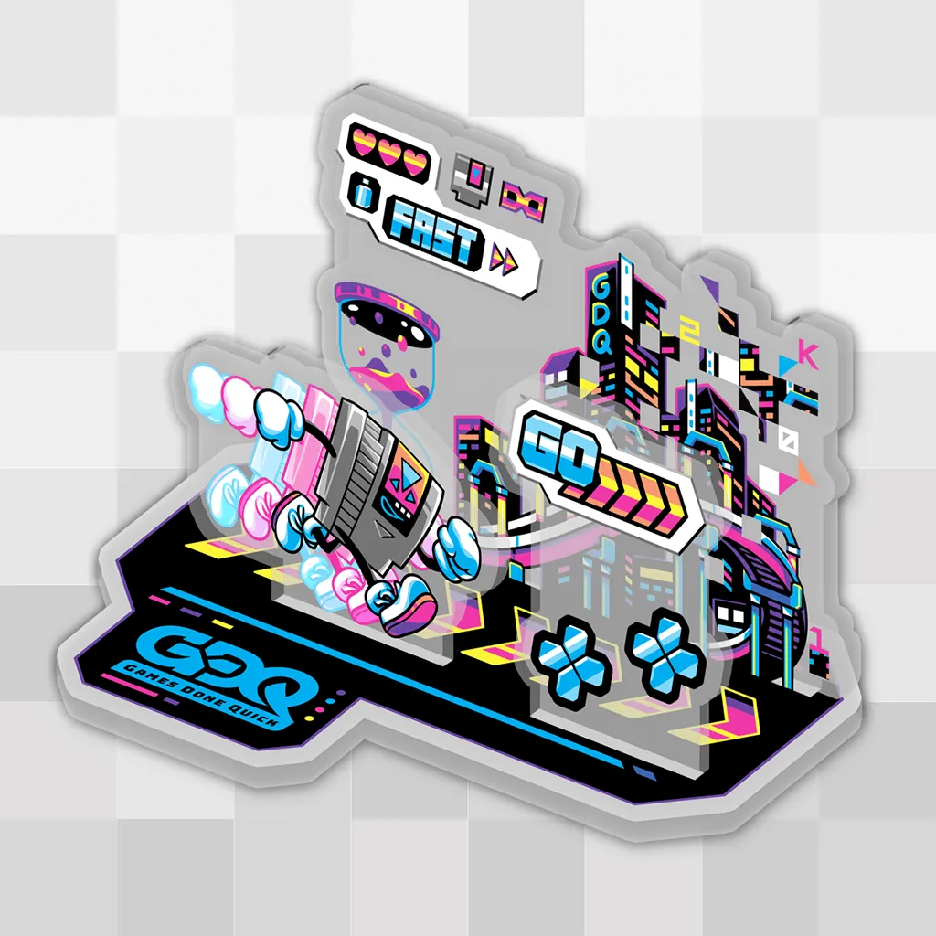 GDQ Go Cart-kun! Acrylic Standee